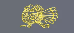 Celtic peacock (wall deco)