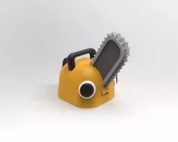 Chainsaw Man Pochita Fanart - Keycap