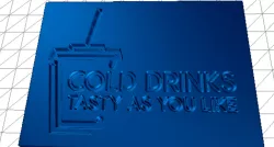 cold drink sign- fill it in your self