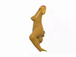 Creative Dicky pussy ass riple fetish vagina toy adult figurine sculpture table Dicky-pussy-ass-riple-02 3d print cnc
