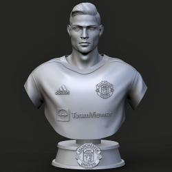 busto ronaldo by Aritz, Download free STL model