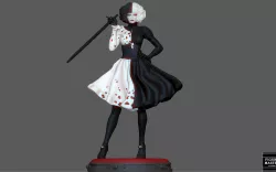 CRUELLA EMMA STONE DISNEY MOVIE GIRL CHARACTER FASHION