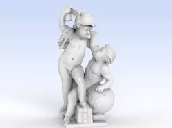 Cupid fighting