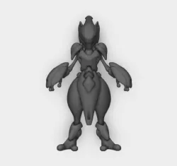 CYBER MEWTWO POKEMON - HIGH RES