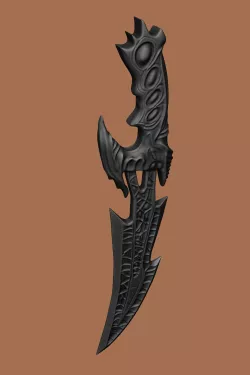 daedric dagger from morrowind | by Deltorvik