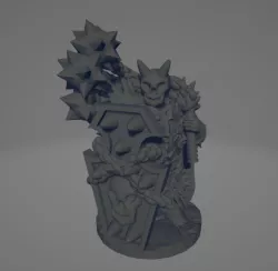 Death Knight With Triple Flail