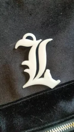 death note L keychain