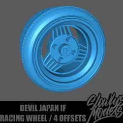 Devil Japan IF Racing Wheel With 4 Offsets
