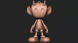 Devil keychain