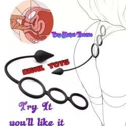 Devil tail organical female male milf play anal plug butt Anus Expander d-03 flex or silicone 3d print cnc