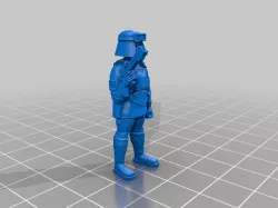 Dictator Army Trooper Size Sample