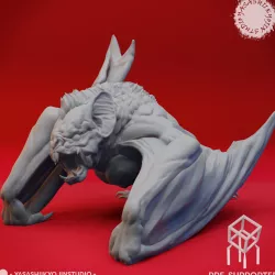 Dire Bat - Tabletop Miniature (Pre-Supported)