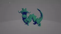 Dragon Statue - Mario Kart