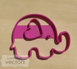 Elephant cookie cutter, cutter. Elephant cookie cutter. Elephant cookie cutter, baby shower cookie cutter.