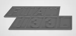 Emblem FIAT 133L