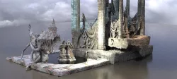 Exterior Temple platforms Cult Kit bash 3