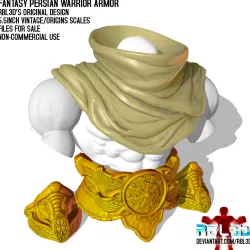 Fantasy Persian Warrior Armor (motu compatible)