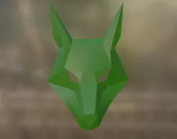 Fox mask low poly