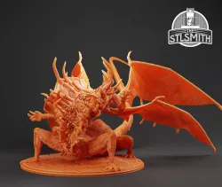 Gaping Dragon Dark Souls Miniature STL
