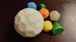 generated 49 faces dice