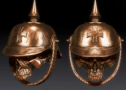 German WW1 Dead Infantry Biker Bell by Marco Valenzuela