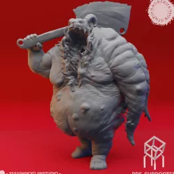 Gluttony Demon - Tabletop Miniature (Pre-Supported)
