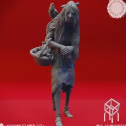 Green Hag - Tabletop Miniature (Pre-Supported)
