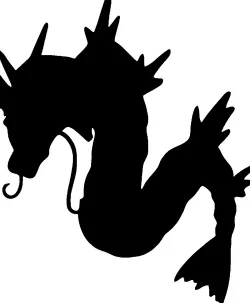 Gyarados wall decal