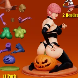Halloween Girl 3D Print Model