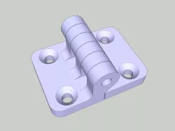 Hinge / M4 screws / 25mm offset