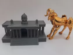 House Temple of Aries Saint Seiya Mini Diorama