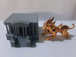 House Temple of Leo Saint Seiya Mini Diorama