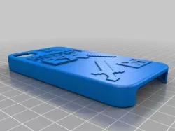 Iphone 4 case Minecraft Relieve v2