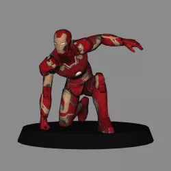 Ironman Mk 43 - Avengers Age of Ultron LOW POLYGONS AND NEW EDITION