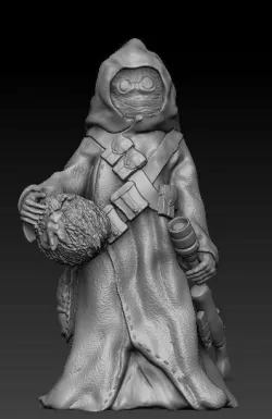 Jawa Carrying Mudhorn Egg