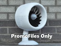 Jet Turbine Table Fan, promo