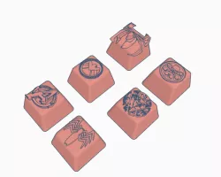 keycap marvel/avengers cherry mx