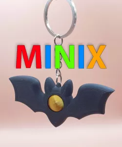 Keychain bat, MINIX Collection