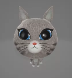 Kitten - big head model