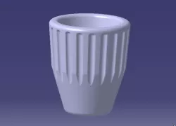 Knob, knurled nut knob M8