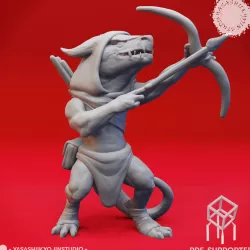 Kobold Archer - Tabletop Miniature (Pre-Supported)