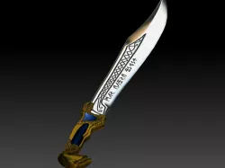 Lady Loki - Sylvie Blade - Real Size - DisneyPlus Series Version 3D print model