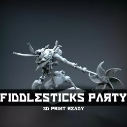 League of legends Fiddlesticks party 3D print model