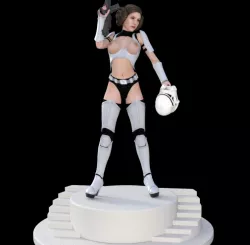 LEIA SEXY STORM TROOPER STAR WARS