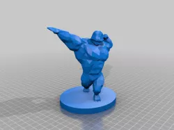 Low Poly Swole Charmander