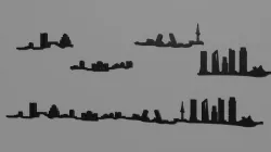 Madrid SkyLine Silhouette