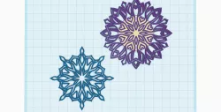 Mandala models, set of 2