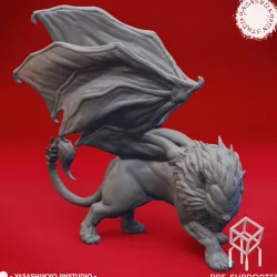 Manticore - Tabletop Miniature (Pre-Supported)