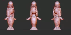 Mermaid printable model