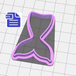 Mermaid Tail Cookie Cutter
